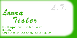 laura tisler business card
